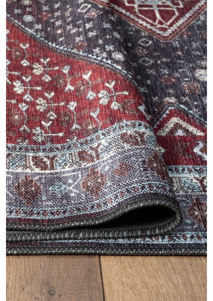 Konfor Antico 2355 Pamuk Tabanlı Yıkanabilir Otantik Vintage Klasik Eskitme Halı fiyatları