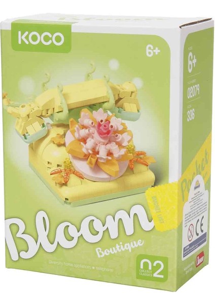 Koco Bloom Boutique Antika Telefon Yapım Seti 336 Parça – Dekoratif Blok Model fırsatları