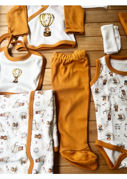 Balonlu Hayvan Temalı 10 'lu Hastane Çıkışı Erkek-Turuncu fırsatları