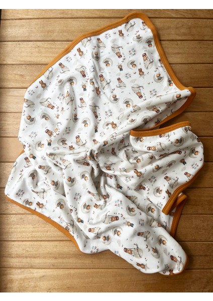 Balonlu Hayvan Temalı 10 'lu Hastane Çıkışı Erkek-Turuncu