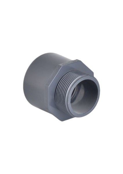 Uh-Pvc Tek Taraf Dıştan Dişli Redüksiyonlu Adaptör Ø63X2"-PN16
