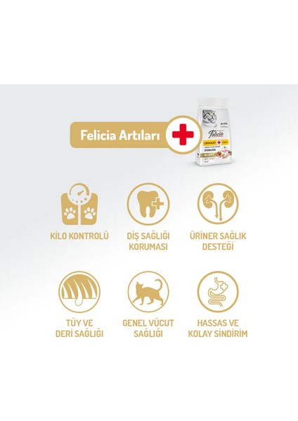 Kolejenli Tavuklu Kısırlaştırılmış Kedi Maması 1 KGX2ADET modelleri