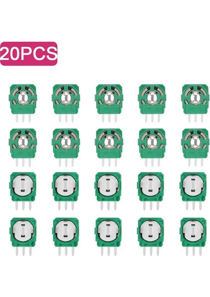 20 Adet Dualsense Ps5 Denetleyici Trim Pot Direnç Modülü Analog Joystick Potansiyometre 2k3 Ohm Yedek (Yurt Dışından) modelleri