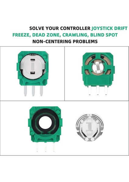 20 Adet Dualsense Ps5 Denetleyici Trim Pot Direnç Modülü Analog Joystick Potansiyometre 2k3 Ohm Yedek (Yurt Dışından) fırsatları