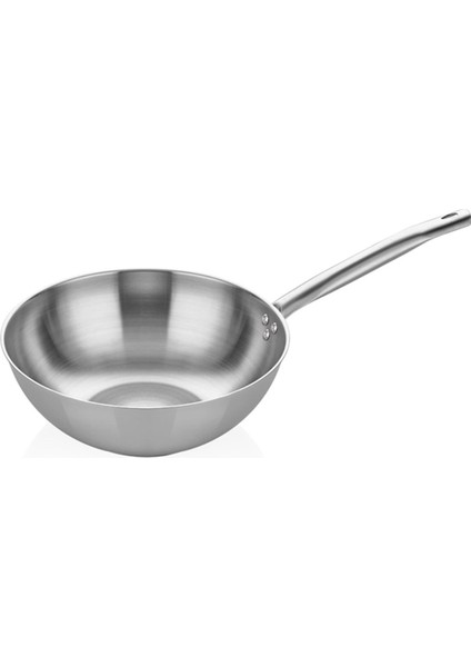 Çelik Wok Tava 28 cm