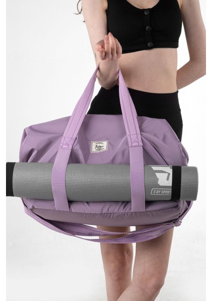 Icone Mat Için Fermuar Kapamalı Yoga, Pilates, Fitness ,gym Spor Çantası Kahverengi