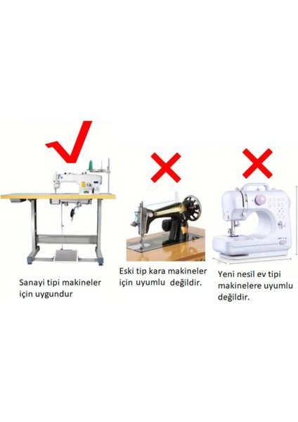 Sanayi Tipi Düz Dikiş Makinesi Gizli Fermuar Ayakları – 4'lü Set