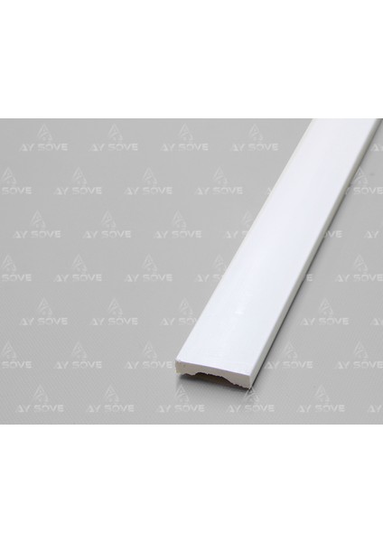 Yatay Boyanabilir Duvar Çıtası, 4 cm En, 240 cm Boy, Beyaz Renk fiyatları