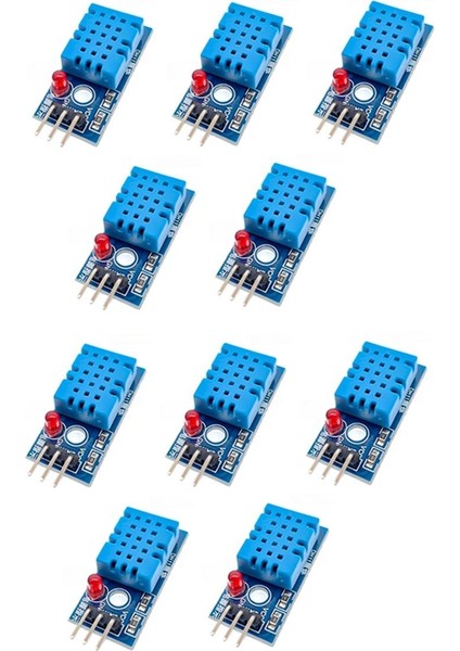 10 Adet DHT11 Dijital Sıcaklık ve Nem Modülü Kurulu 3 3-5V 3-Wire Hassasiyetli Düşük Güç Modülü Arduino Için (Yurt Dışından)