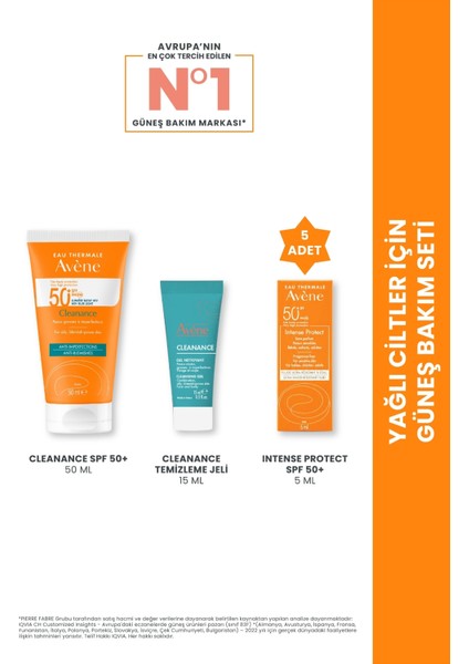 Yağlı Ciltler Için Güneş Bakım Seti (Temizleme Jeli + Güneş Kremi) Hediyeli