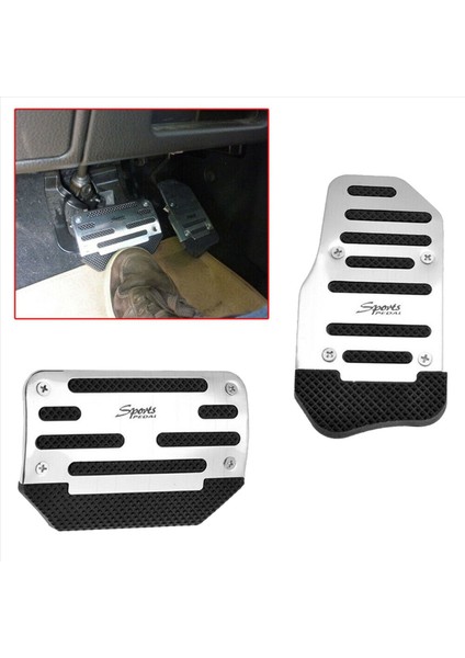 4pcs Gaz Hızlandırıcı Pedal ve Fren Kapak Ayak Pedi Evrensel Otomatik Şanzıman Arabası Için Kıyma Olmaz (Yurt Dışından) fiyatları