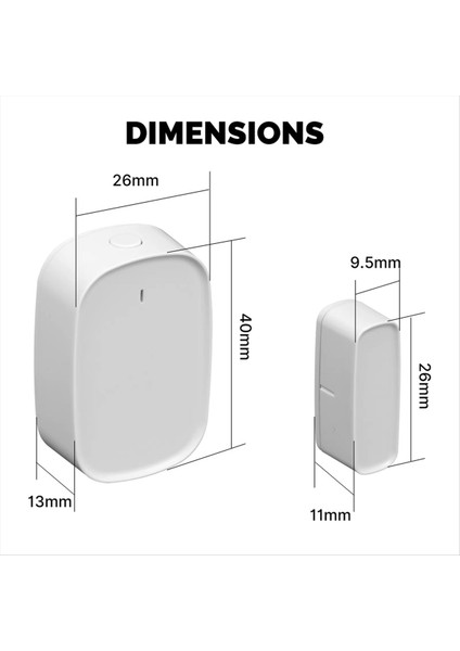 Tuya Zigbee 3 0 Pencere Kapı Kapısı Dedektörü Alexa Google Ev Beyaz Için Akıllı Yaşam Uygulaması Üzerinden Kontrol Ediliyor (Yurt Dışından) fiyatları