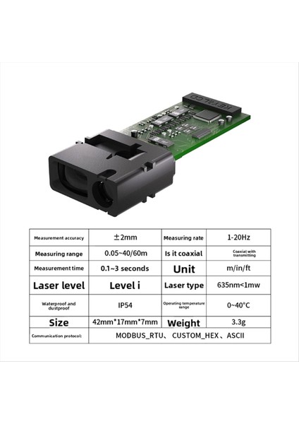 Hassasiyetli Lazer Mesafe Ölçüm Modülü Fabrikası Kızılötesi Değişen Modül Sensör Modülü 5 Metre (Yurt Dışından) indirimleri