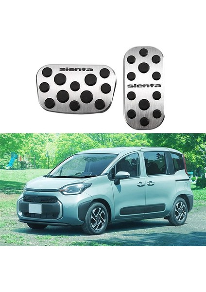 Hızlandırıcı Fren Koruyucu Kapak Aksesuarlarında 2022 2023+ Toyota Sienta Için Paslanmaz Çelik Araba Ayak (Yurt Dışından) indirimleri