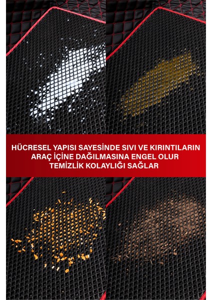 Honda Cr-V (2014-2022) 8d Deri Havuzlu Oto Paspas | Tam Koruma,araca Özel & Hızlı Montaj