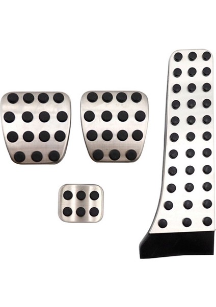 1 Set Araba Pedalları Modifiye Gaz Kelebeği Freni Dinlenme Alanı Kayma Anti-Kayma Pedallı Dekoratif Aksesuarlar Mercedes-Benz C-Serisi (Yurt Dışından)