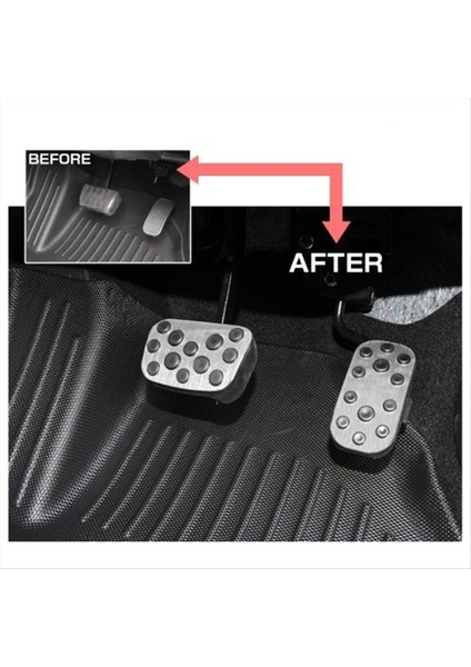 Toyota Için Araba Pedalları 4runner 2025 Gaz Hızlandırıcı Fren Kapak Alüminyum Alaşım Pad Aksesuarları (Yurt Dışından) fiyatları