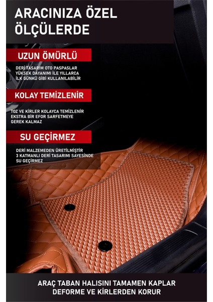 Mg Hs (2018-2024) 8d Deri Havuzlu Oto Paspas | Tam Koruma,araca Özel Kesim & Hızlı Montaj indirimleri