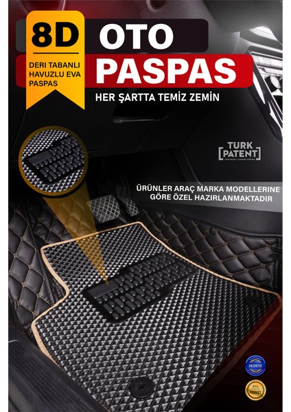 Honda Civic Fc5 (2016-2021) 8d Deri Havuzlu Oto Paspas | Tam Koruma,araca Özel & Hızlı Montaj fiyatları