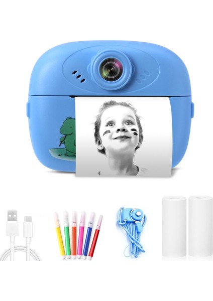 Çocuklar Için Termal Yazıcı ve Eğitici Dijital Kamera Bas Çek Baskı Al 2.4 Inç Ekran fiyatları