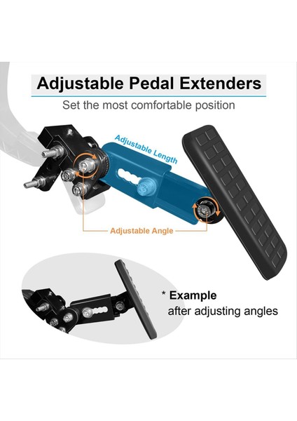 Fren ve Hızlandırıcı Için Pedal Extender Kısa Sürücüler Için Ayarlanabilir Uzunluk ve Açılı Pedal Genişletici (Yurt Dışından) fırsatları