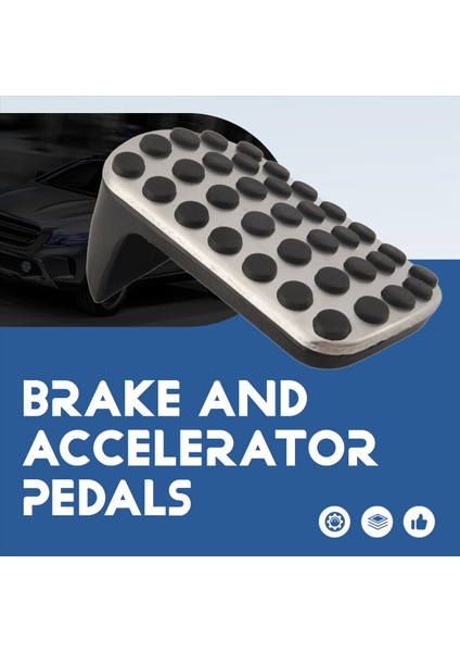 Paslanmaz Çelik Spor Fren Pedler Mercedes Benz 2006-2012 M-Serisi W164 2007-2013 Gl-Sınıf X164 2006-2012 (Yurt Dışından) fırsatları