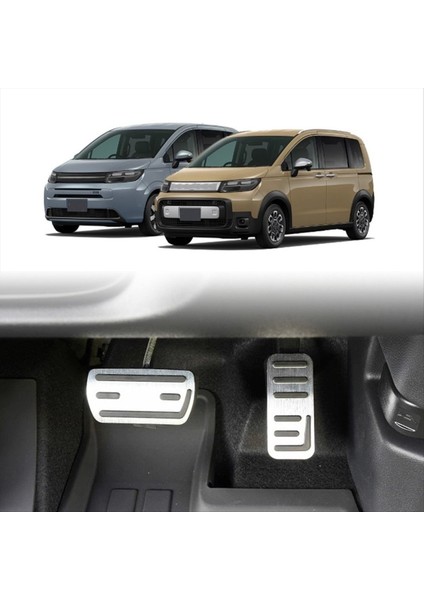 Araba Ayağı Pedal Pedleri Hızlandırıcı Gaz Freni Kapağı Honda Freed 2024 Aksesuarlar Alüminyum Alaşım (Yurt Dışından) modelleri