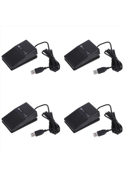 Pc Bilgisayar Oyunları Için 4x USB Ayak Anahtarı Kontrol Klavye Eylemi Yeni Pcsensor Ayak Anahtarı USB Hid Pedal (Yurt Dışından)