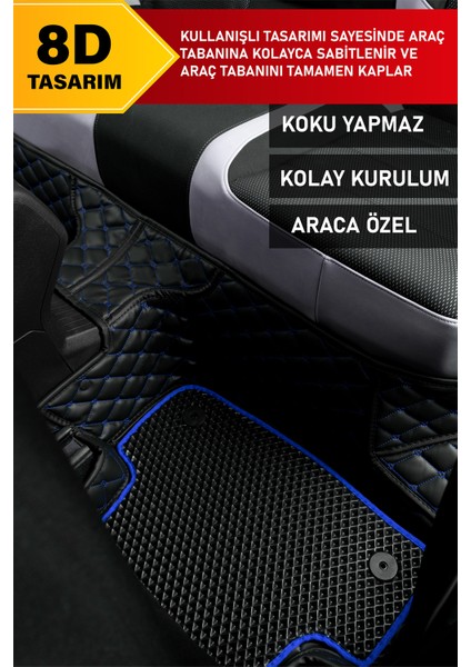 Opel Astra F (2000-2006) 8d Deri Havuzlu Oto Paspas | Tam Koruma,araca Özel & Hızlı Montaj fırsatları