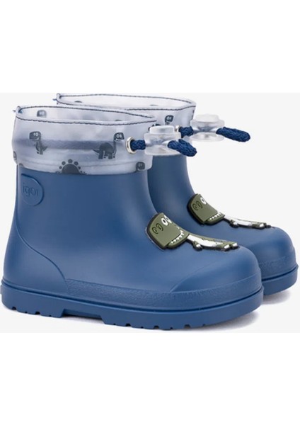 Mendi Dino Borreguito Çocuk Içi Kürklü Yağmur Çizmesi - Jeans CC336-050