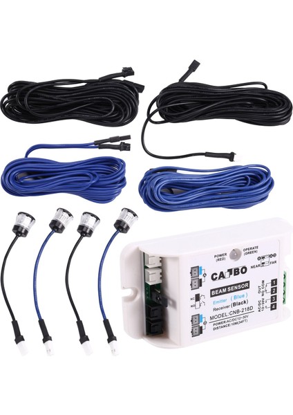 Otomatik Kapı Için Çift Beyaz Işınlı Fotoelektrik Sensör Dedektörü Işını 10M / 30FT Mesafe (Yurt Dışından) modelleri