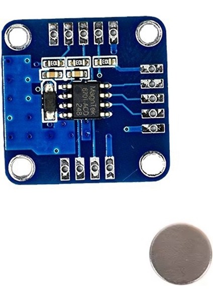 MT6701 Manyetik Kodlayıcı Manyetik Indüksiyon Açısı Ölçüm Modülü 14BIT Hassasiyetli AS5600&#39 Ün Yerini Alabilir (Yurt Dışından)