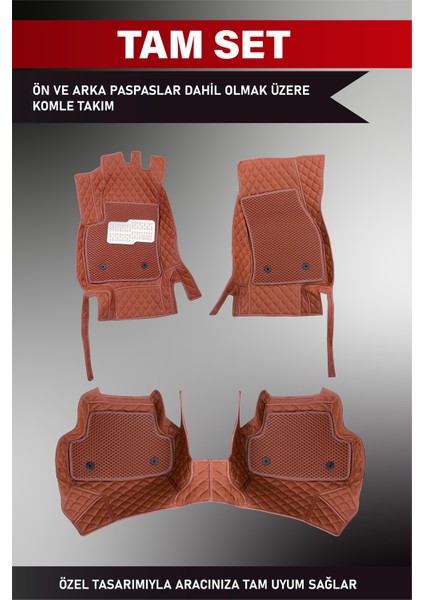 Seat Altea Xl (2004-2015) 8d Deri Havuzlu Oto Paspas | Tam Koruma,araca Özel & Hızlı Montaj modelleri