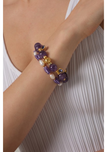 Ikili Ametist Bileklik fiyatları