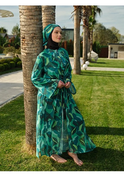 Tül Şifon Tesettür Pareo 2639