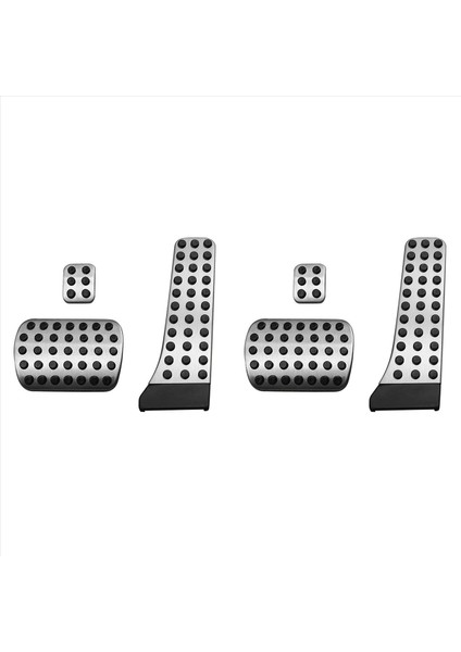6pcs Araba Hızlandırıcı Fren Ayağı Pedalları Kapak Ayak Dönemi Padü Mercedes Benz C E S Glk Slk Cls Sl Sınıfı W203 (Yurt Dışından)