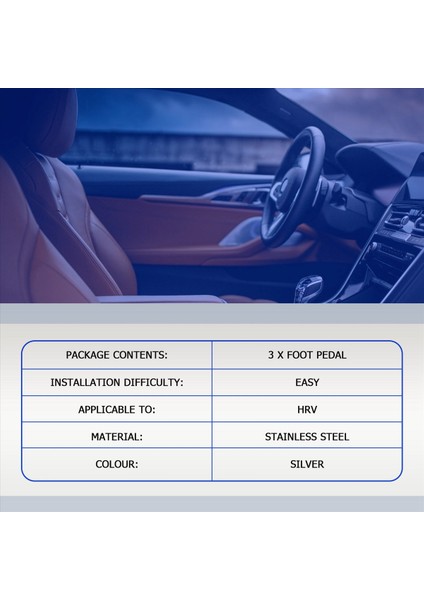 Araba Pedalları Gaz Fren Debriyaj Hızlandırıcı Honda City 2013-2020 Vezel Hrv Hr-V 2015-2020 (Mt) (Yurt Dışından) indirimleri