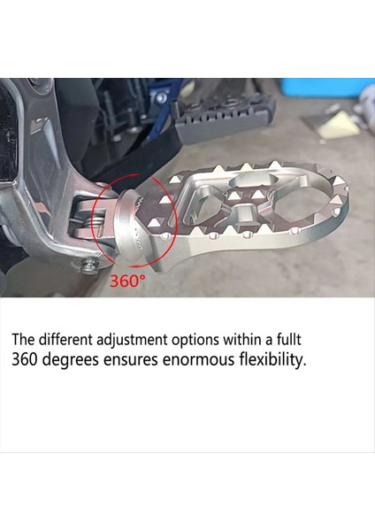 Motosiklet Ayarlanabilir Ön Ayak Döşeme Arka Ayak Dönemi Dökülebilir Ayak Ayak Desteği Ducati Scrambler 400 800 1100 (Siyah) (Yurt Dışından) indirimleri