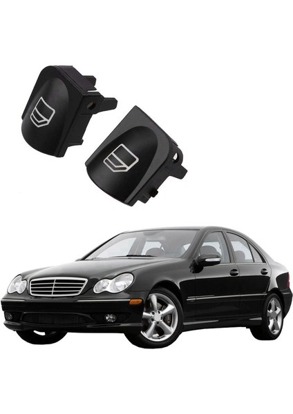 2 Adet Ön Motor Kaput Destek Çubuğu ve 2 Adet Pencere Anahtarı Düğmesi Kapak Kapaklarını Kapsar (Yurt Dışından) fırsatları