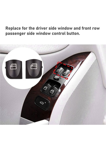 2 Adet Ön Motor Kaput Destek Çubuğu ve 2 Adet Pencere Anahtarı Düğmesi Kapak Kapaklarını Kapsar (Yurt Dışından) indirimleri