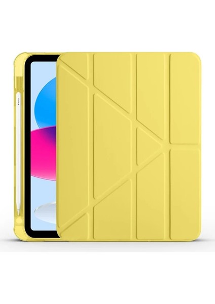 Apple iPad 11.nesil A16 11INÇ/10.NESIL 10.9inç Kılıf Kalem Bölmeli Trifolding Case fiyatları