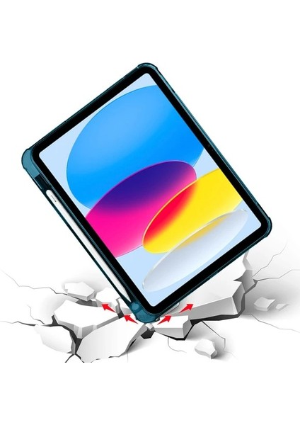 Apple iPad 11.nesil A16 11INÇ/10.NESIL 10.9inç Kılıf Kalem Bölmeli Trifolding Case fırsatları
