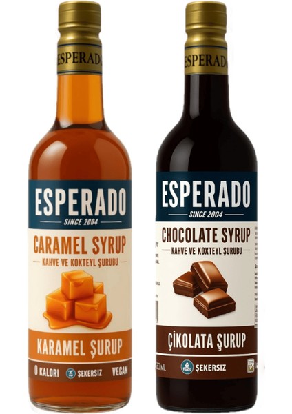 Kahve Şurubu 700 ml - Karamel - Çikolata * Aromalı - Şekersiz 700 ml * 2 fiyatları