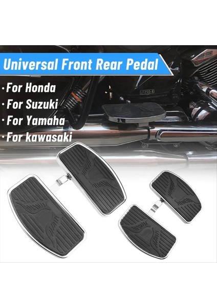 Motosiklet Universal Front Foot Rider Sürücüsü Honda Vtx Yamaha V-Star Drag Yıldızı Suzuki Kawasaki Için (Yurt Dışından) fiyatları