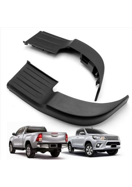 Toyota Hilux Revo Rocco 2015 -2019 Için 5x Arka Tampon Adım Plakası Siyah (Yurt Dışından) fırsatları