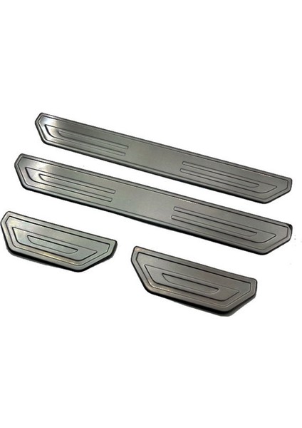 Araba Paslanmaz Çelik Ön Arka Dış Kapı Eşik Scuff Plaka Kapak Honda Zrv Zr-V Hr-V Hrv 2022+ Siyah (Yurt Dışından) modelleri