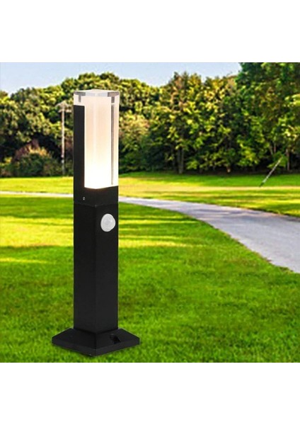 2x Insan Hareket LED Çim Işığı Açık Su Geçirmez IP65 Akrilik Gölge Bahçe Villa Peyzaj Geçit Çim Işığı (Yurt Dışından) indirimleri