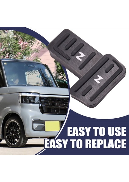 Honda N-Box N-Van N-Wgn N-One Jf Jh Jg Jj Için Siyah Gaz Hızlandırıcı Pedal ve Break Pedal Kapağı Kaymaz (Yurt Dışından) modelleri