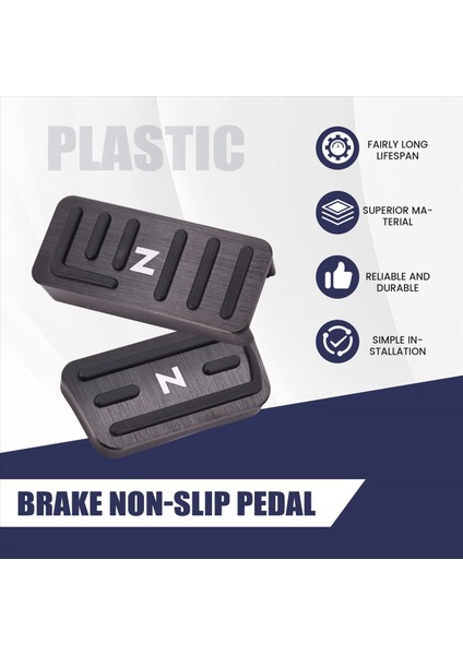 Honda N-Box N-Van N-Wgn N-One Jf Jh Jg Jj Için Siyah Gaz Hızlandırıcı Pedal ve Break Pedal Kapağı Kaymaz (Yurt Dışından) fırsatları