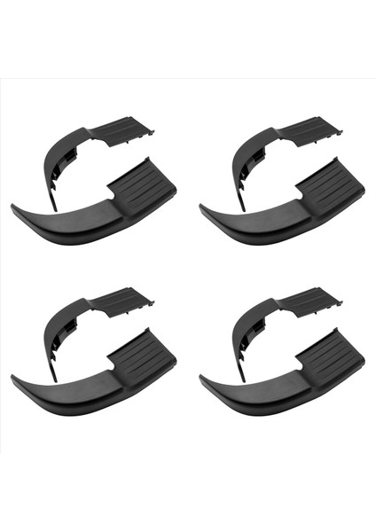 Toyota Hilux Revo Rocco Için 4x Arka Tampon Adım Plakası Siyah (Yurt Dışından)